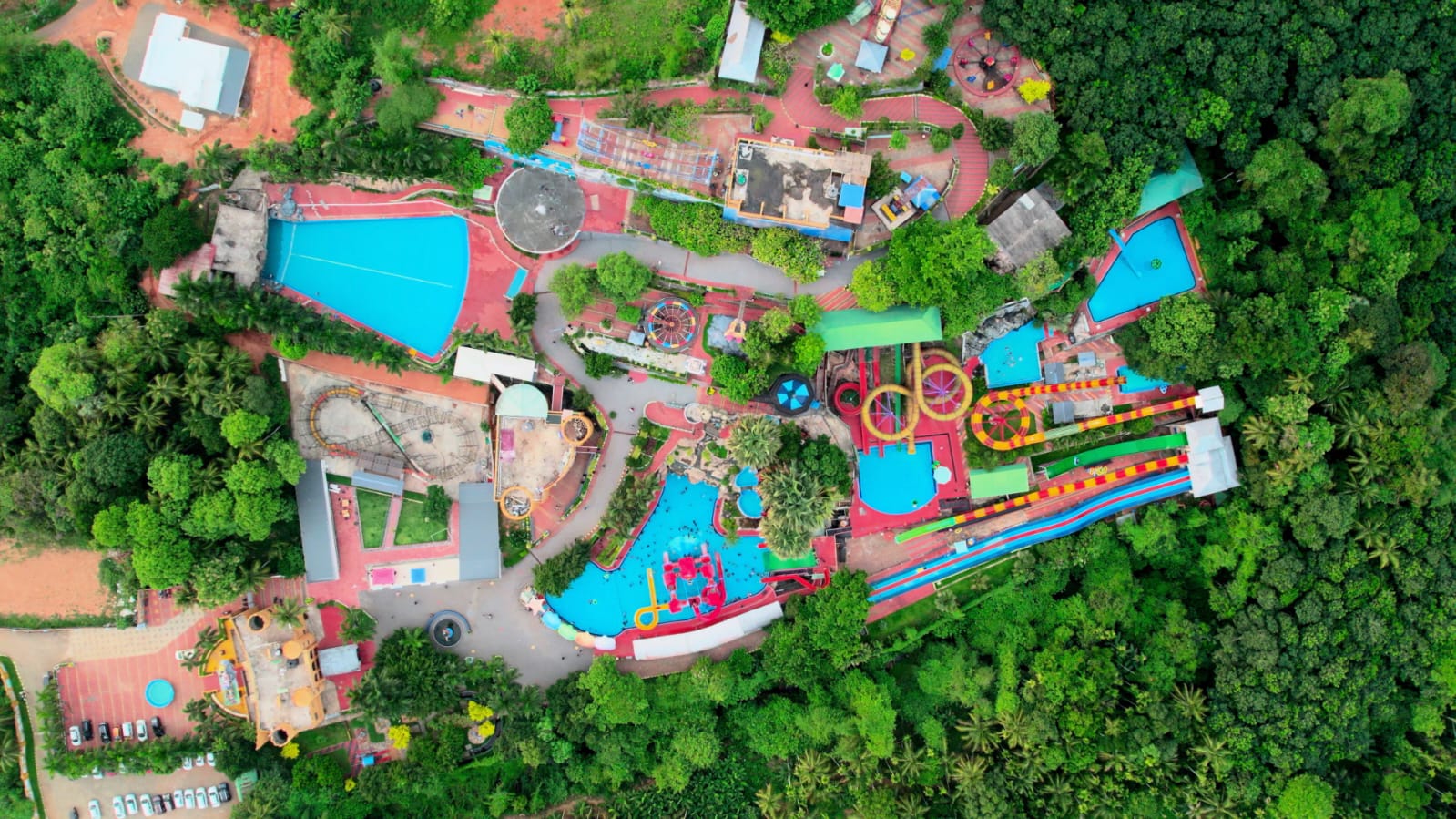 Aerial view of Flora Fantasia